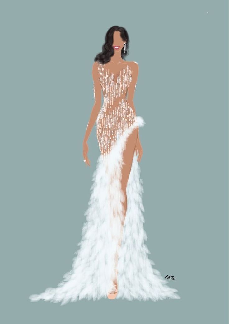 Midnight Blossom Couture Gown