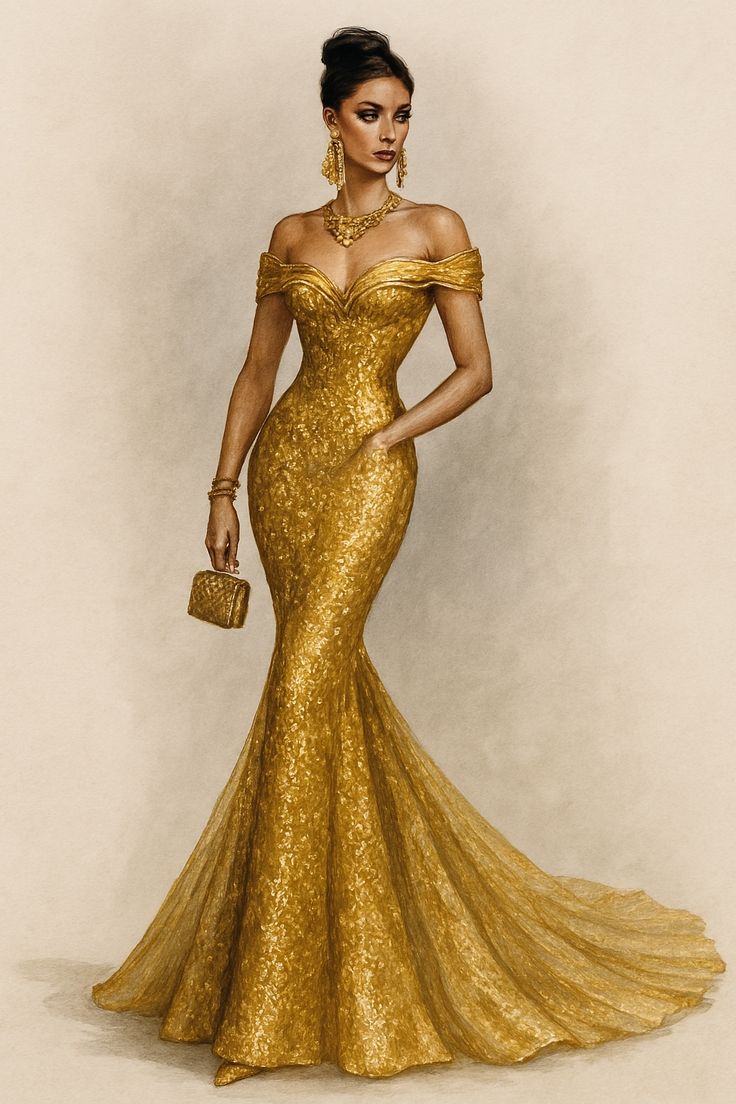 Midnight Blossom Couture Gown